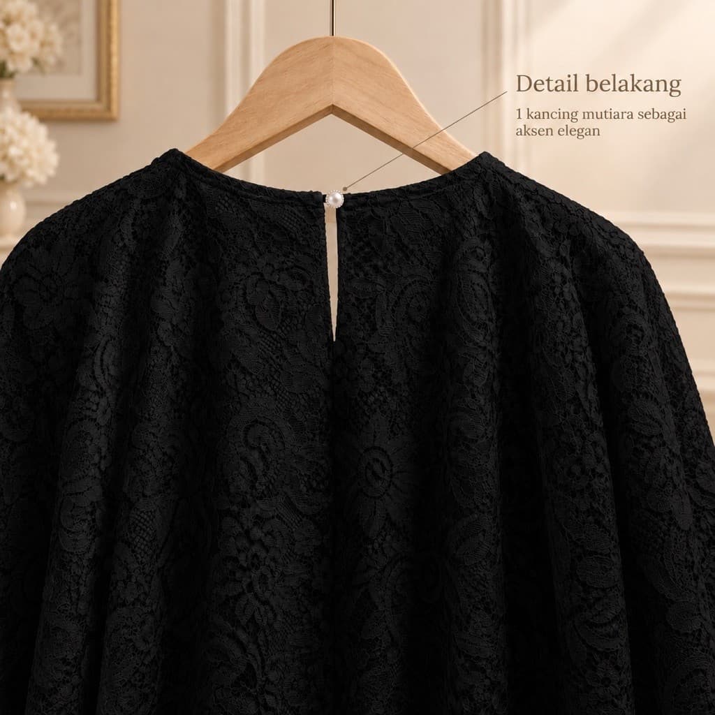 CALISTA KAFTAN — ONYX BLACK thumbnail 3