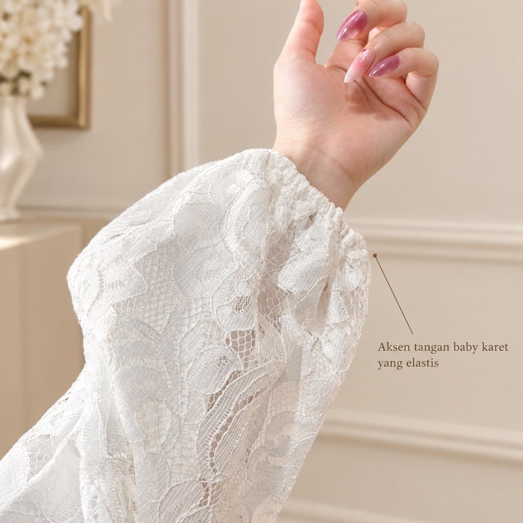 CALISTA KAFTAN — OFF-WHITE thumbnail 4