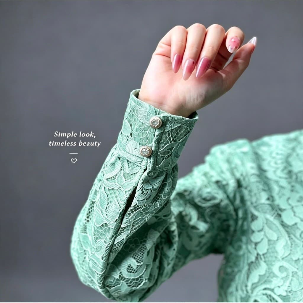 ADELLIA DRESS — OLD SAGE thumbnail 6